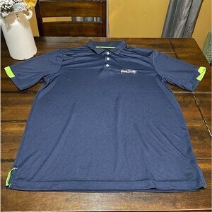 Men’s Seahawk Blue short Sleeved Shirt XL